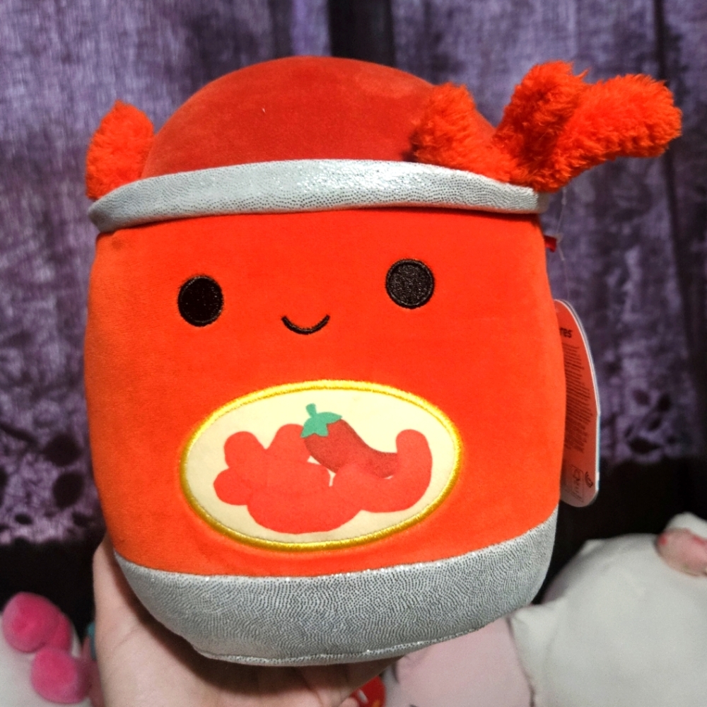 NWT Sabado The Hot Cheesey Puffs 8" Food Squishmallow First To Market Plush